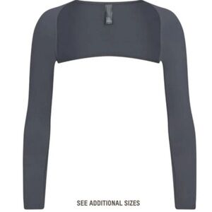 Skims Sculpting Swim Long Sleeve Shrug-Large